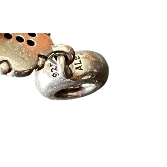 Pandora Sterling Silver Number 5 Dangle Charm Garnet CZ 925 ALE - Picture 4 of 8